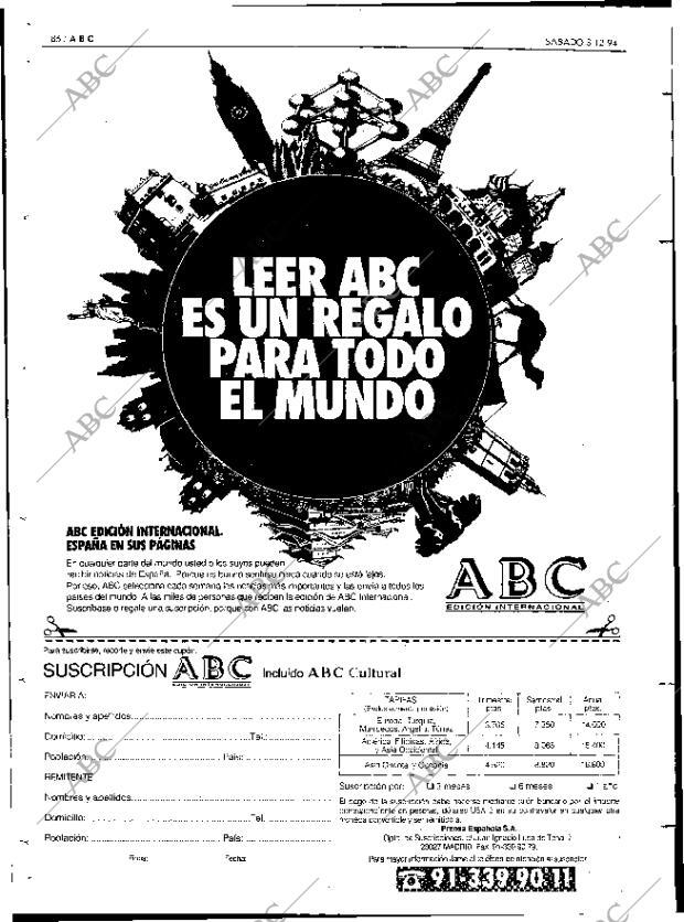 ABC MADRID 03-12-1994 página 86