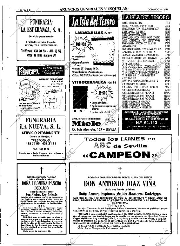 ABC SEVILLA 04-12-1994 página 106