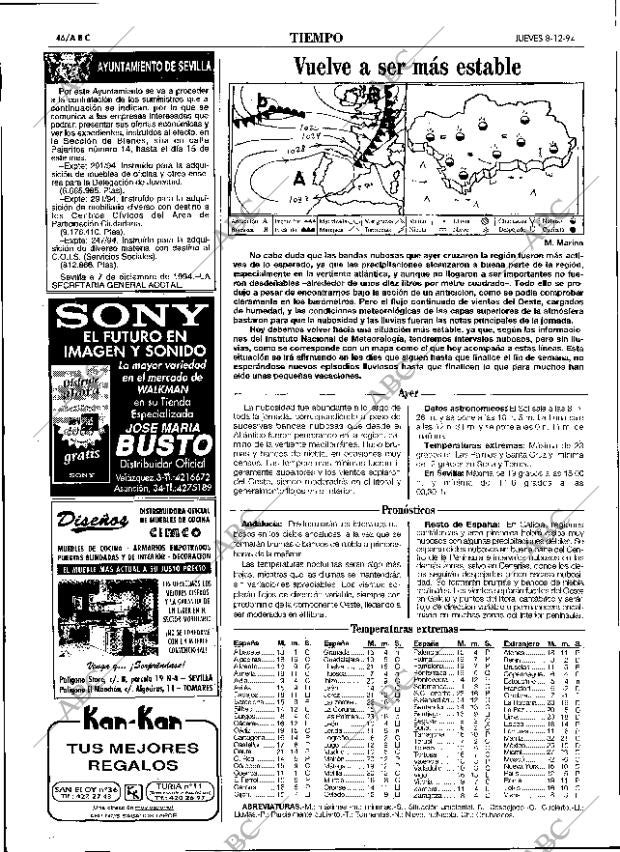 ABC SEVILLA 08-12-1994 página 46