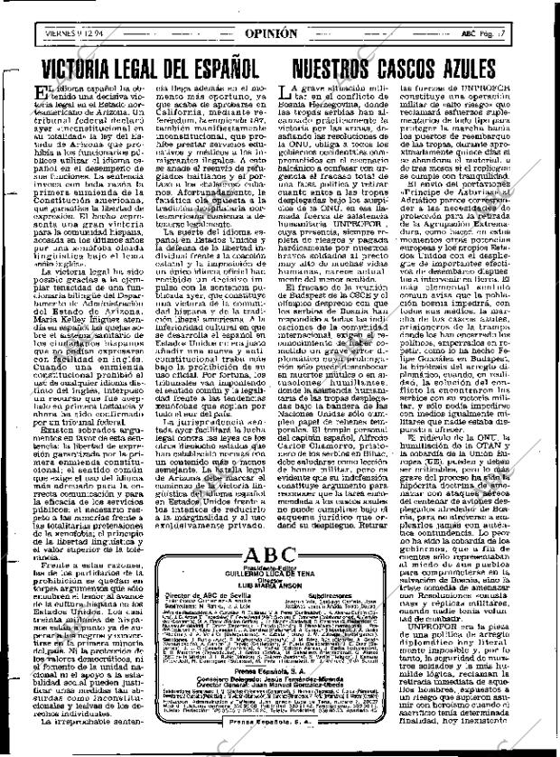 ABC MADRID 09-12-1994 página 17