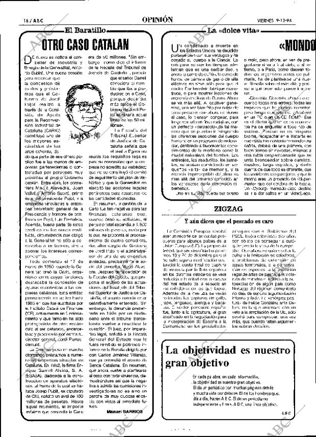 ABC SEVILLA 09-12-1994 página 18