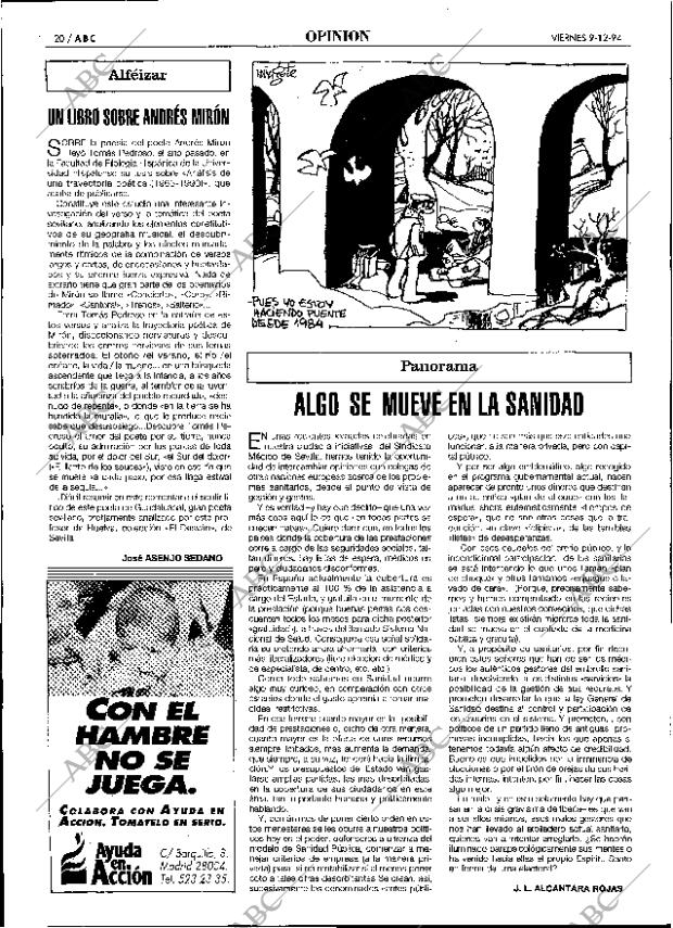 ABC SEVILLA 09-12-1994 página 20