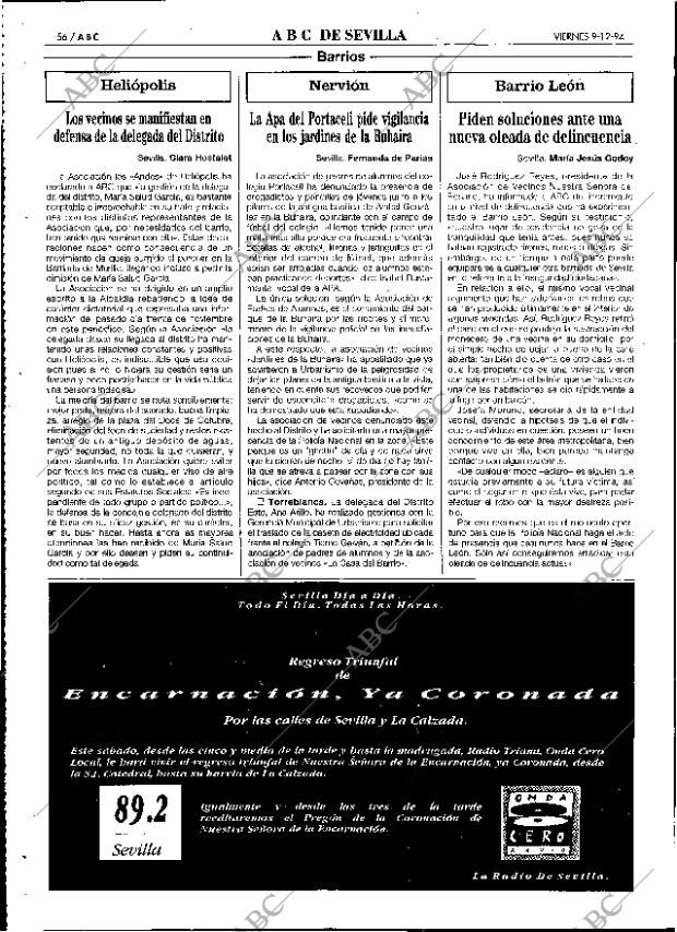 ABC SEVILLA 09-12-1994 página 56