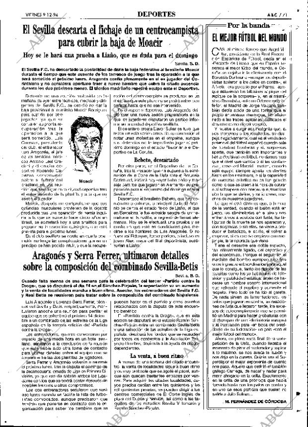 ABC SEVILLA 09-12-1994 página 71