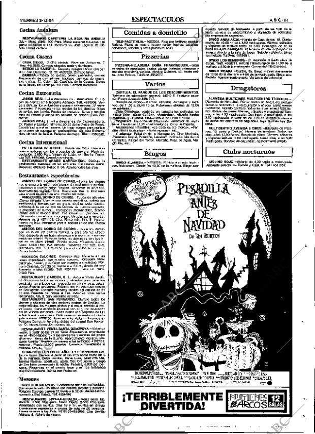 ABC SEVILLA 09-12-1994 página 87