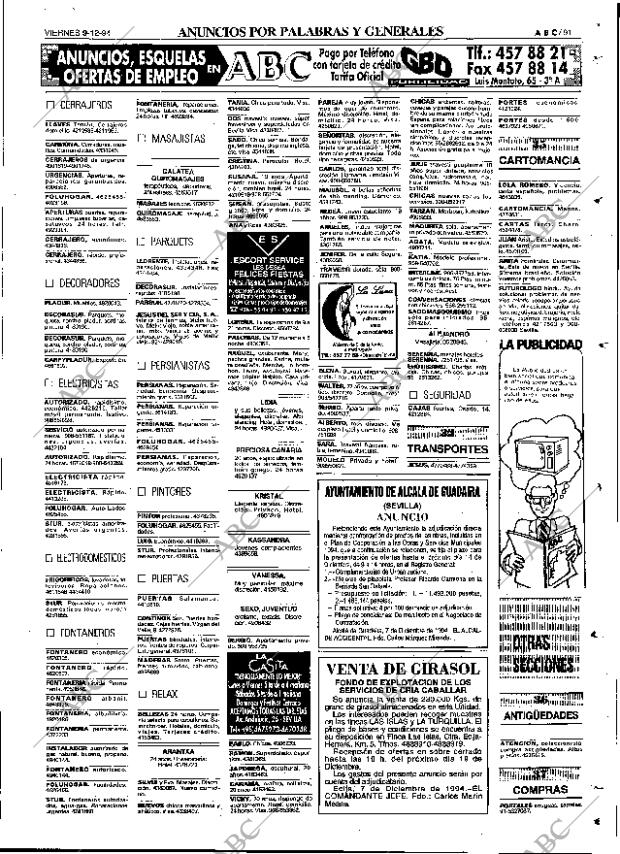 ABC SEVILLA 09-12-1994 página 91