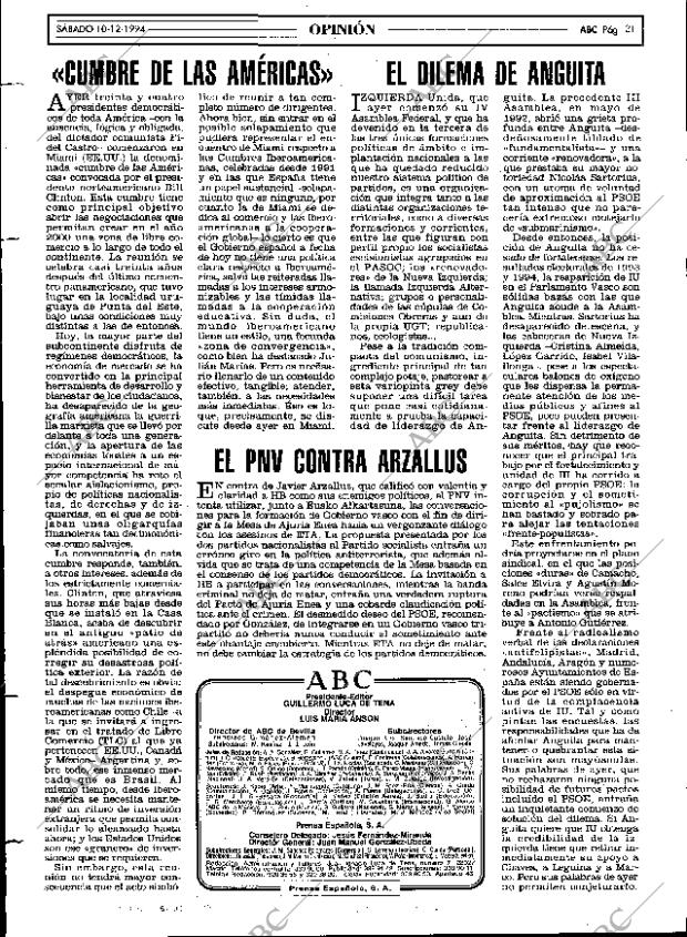 ABC MADRID 10-12-1994 página 21