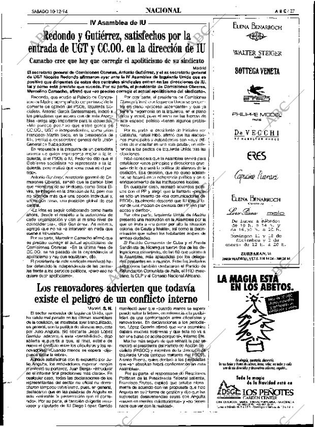 ABC MADRID 10-12-1994 página 27