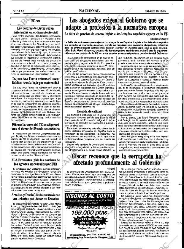 ABC MADRID 10-12-1994 página 30