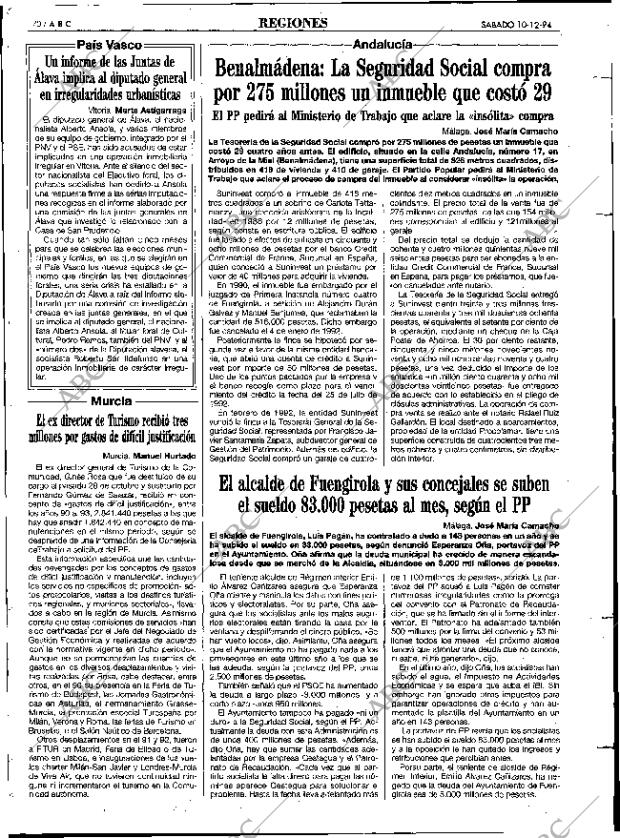 ABC MADRID 10-12-1994 página 70