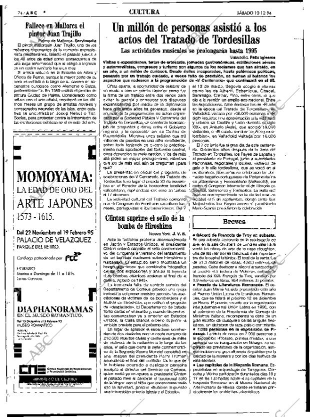 ABC MADRID 10-12-1994 página 74