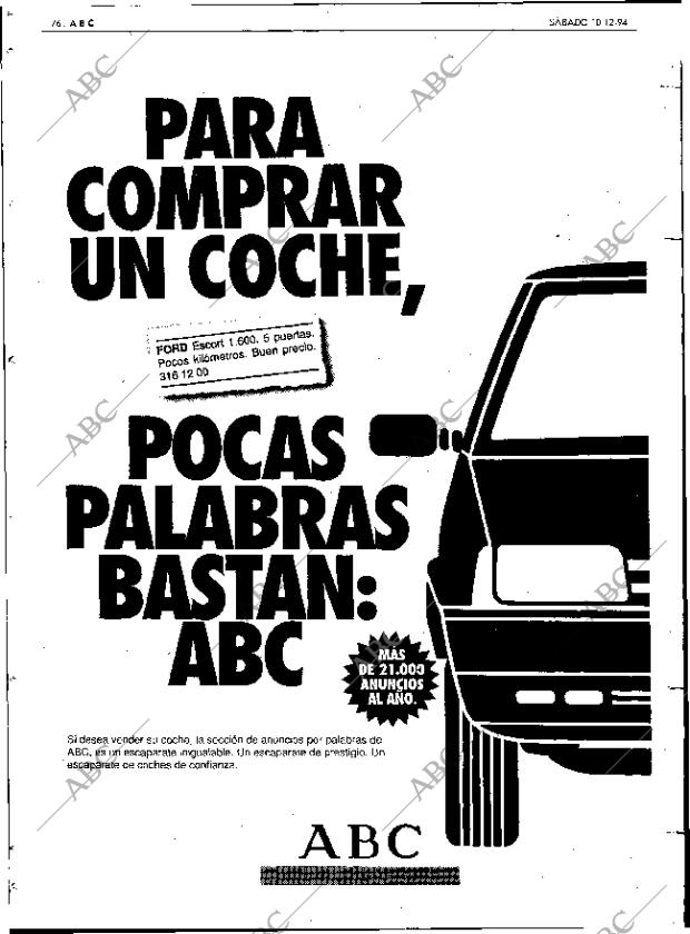 ABC MADRID 10-12-1994 página 76