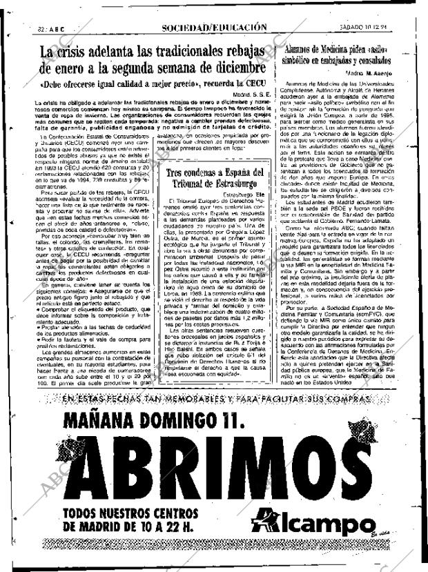 ABC MADRID 10-12-1994 página 82