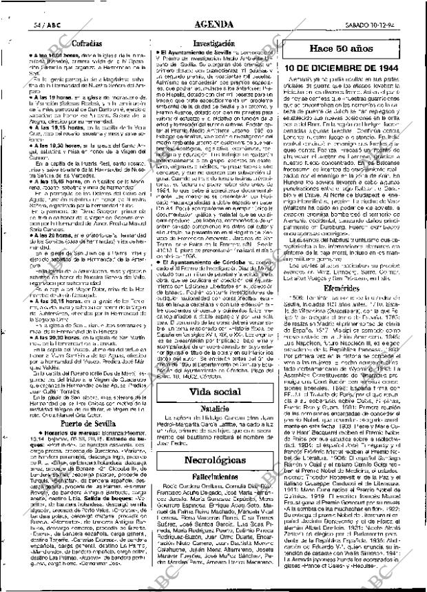 ABC SEVILLA 10-12-1994 página 54