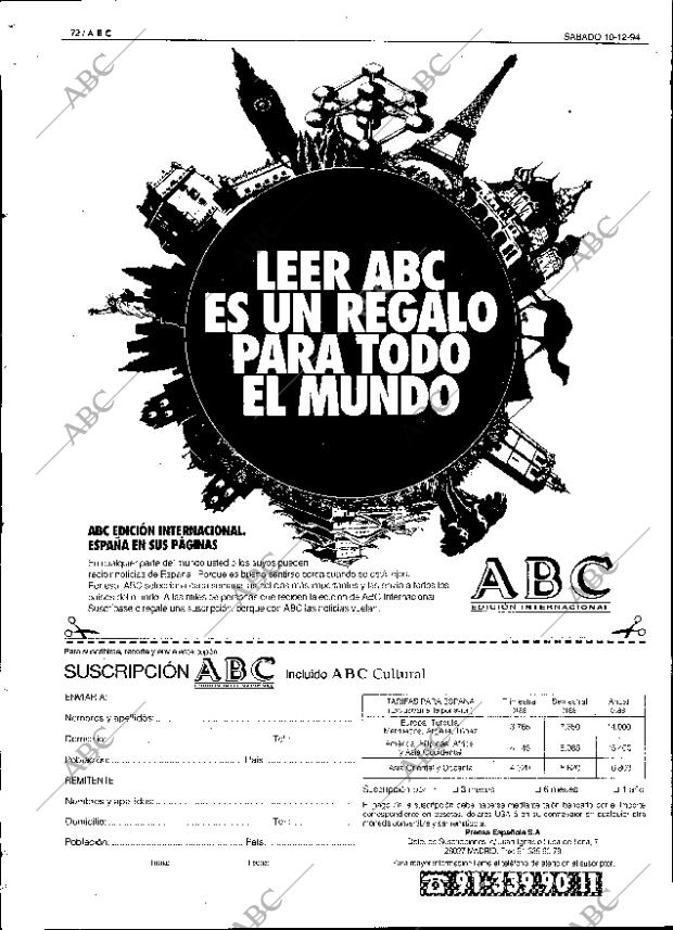 ABC SEVILLA 10-12-1994 página 72