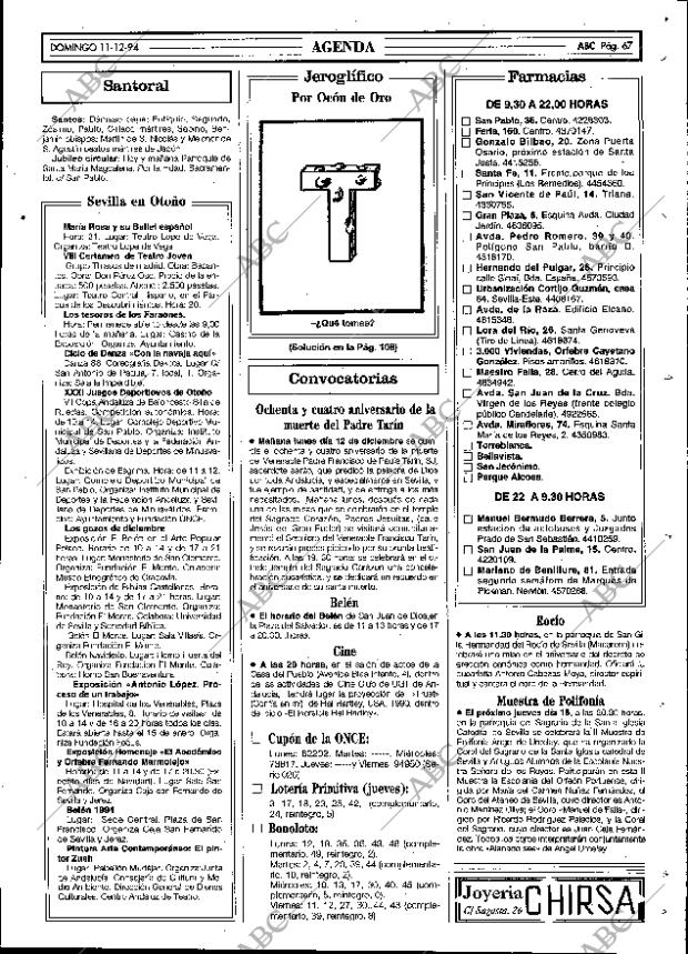 ABC SEVILLA 11-12-1994 página 67