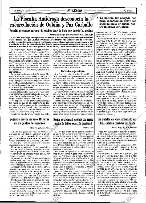 ABC SEVILLA 11-12-1994 página 71
