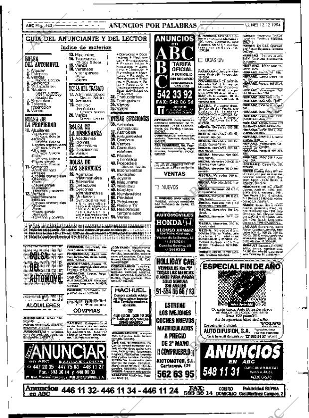ABC MADRID 12-12-1994 página 120
