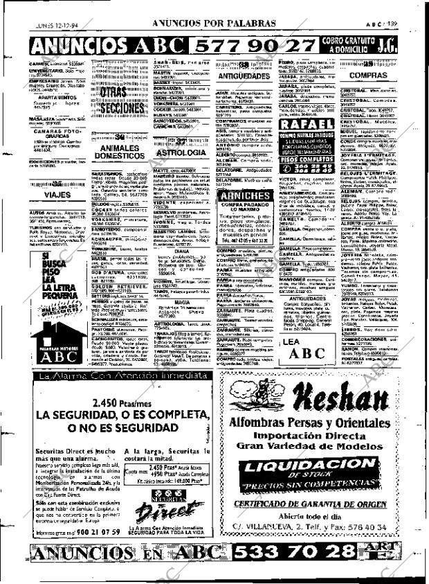 ABC MADRID 12-12-1994 página 139