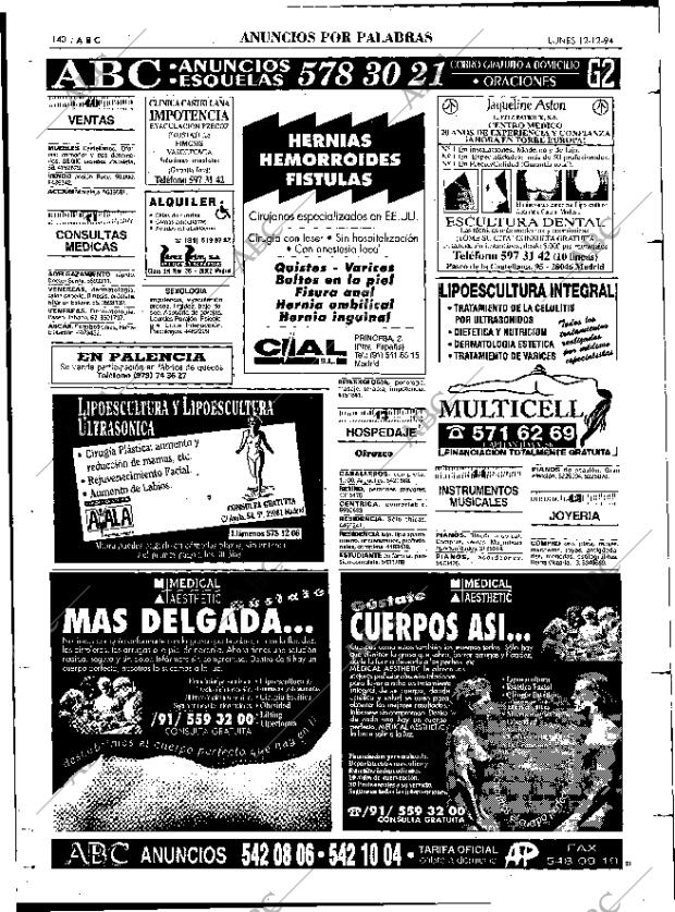 ABC MADRID 12-12-1994 página 140