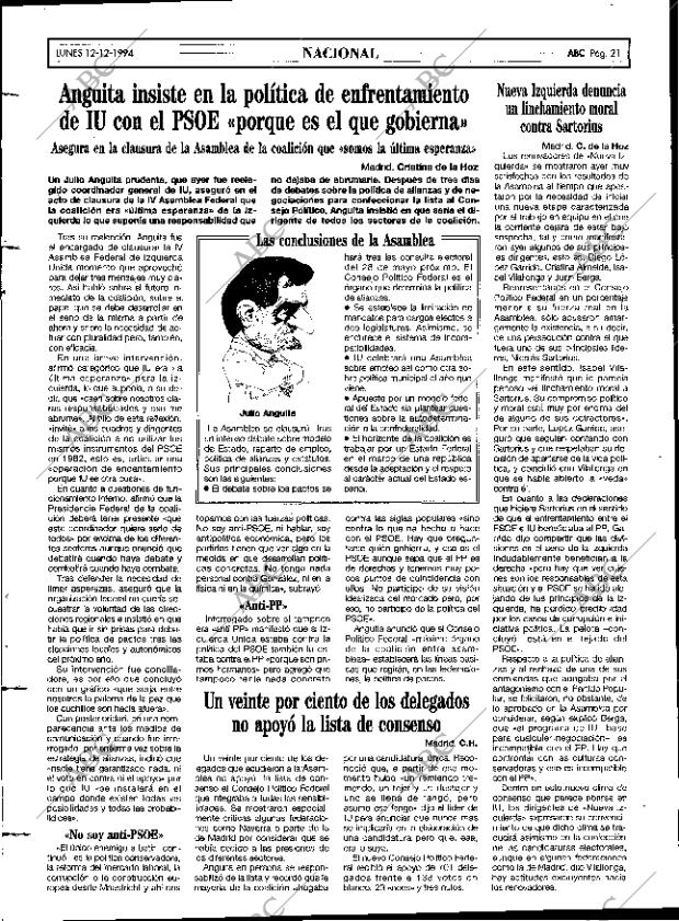 ABC MADRID 12-12-1994 página 21