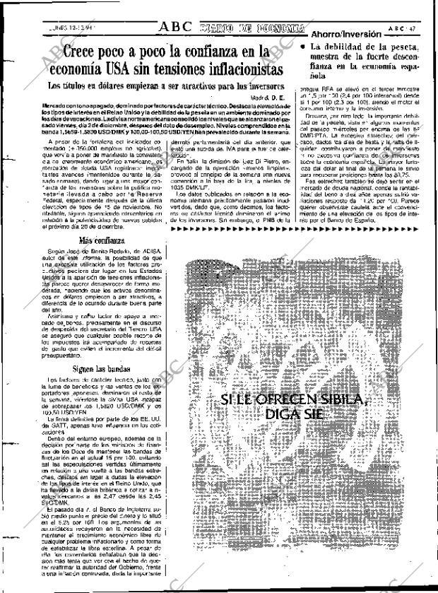 ABC MADRID 12-12-1994 página 47