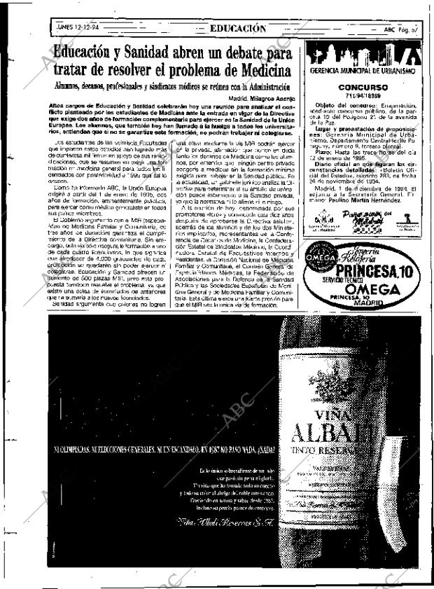 ABC MADRID 12-12-1994 página 67