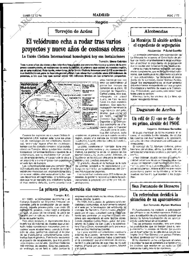 ABC MADRID 12-12-1994 página 75