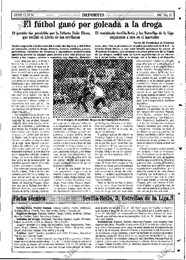 ABC SEVILLA 15-12-1994 página 83