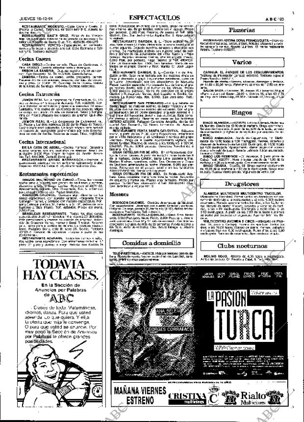 ABC SEVILLA 15-12-1994 página 93