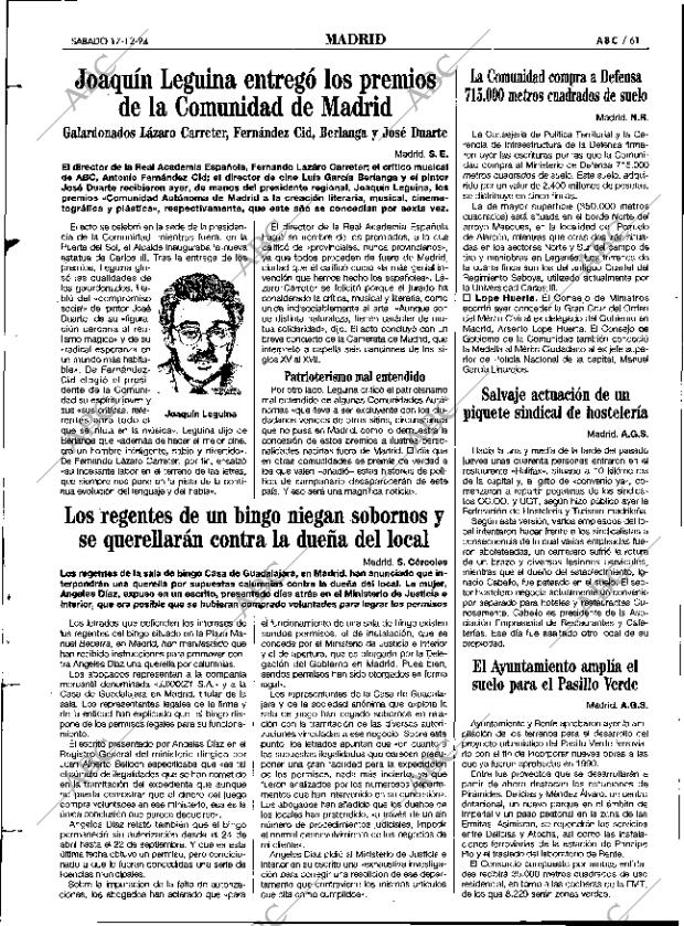 ABC MADRID 17-12-1994 página 61