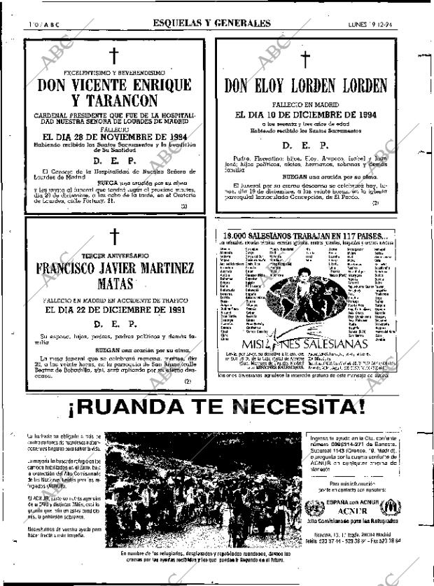 ABC MADRID 19-12-1994 página 110