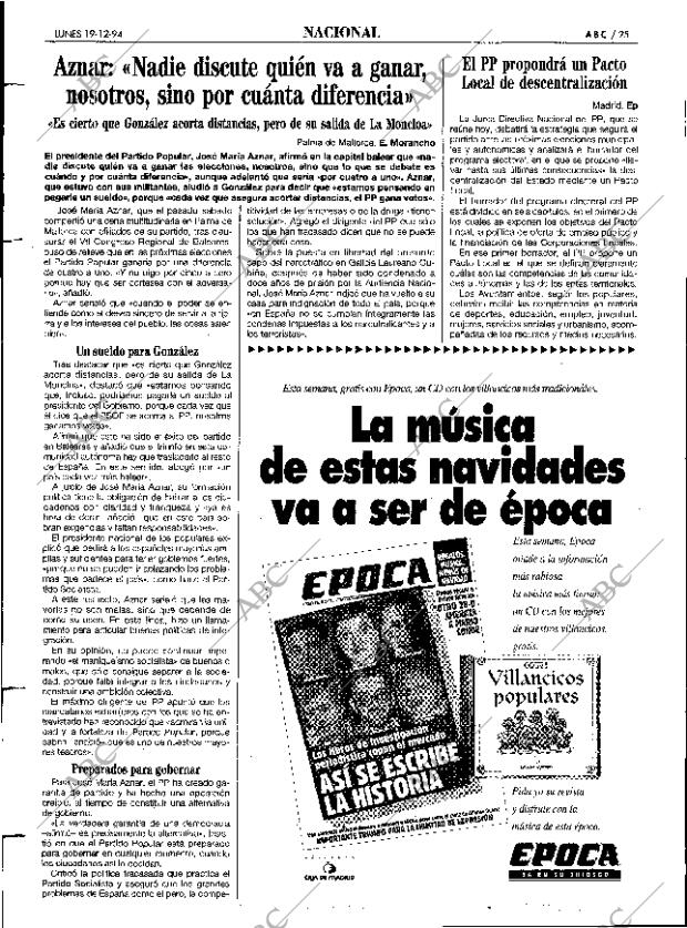 ABC MADRID 19-12-1994 página 25