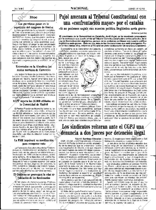 ABC MADRID 19-12-1994 página 26