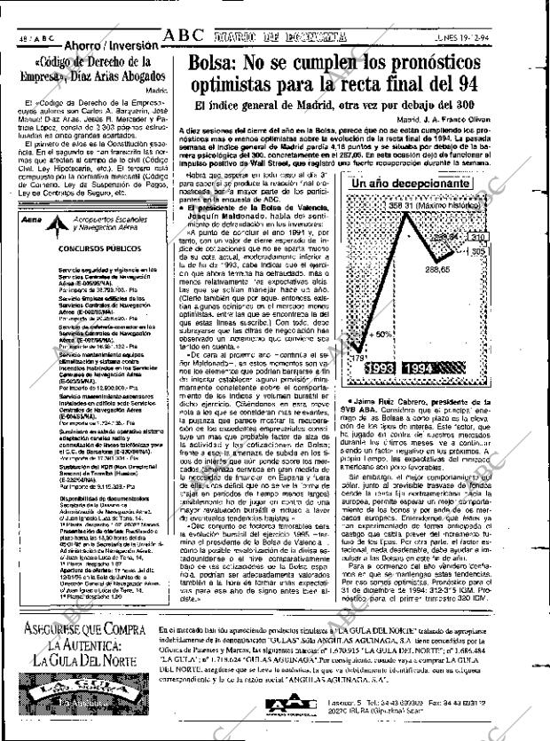 ABC MADRID 19-12-1994 página 48