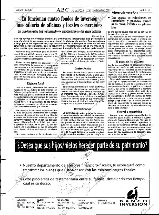 ABC MADRID 19-12-1994 página 49