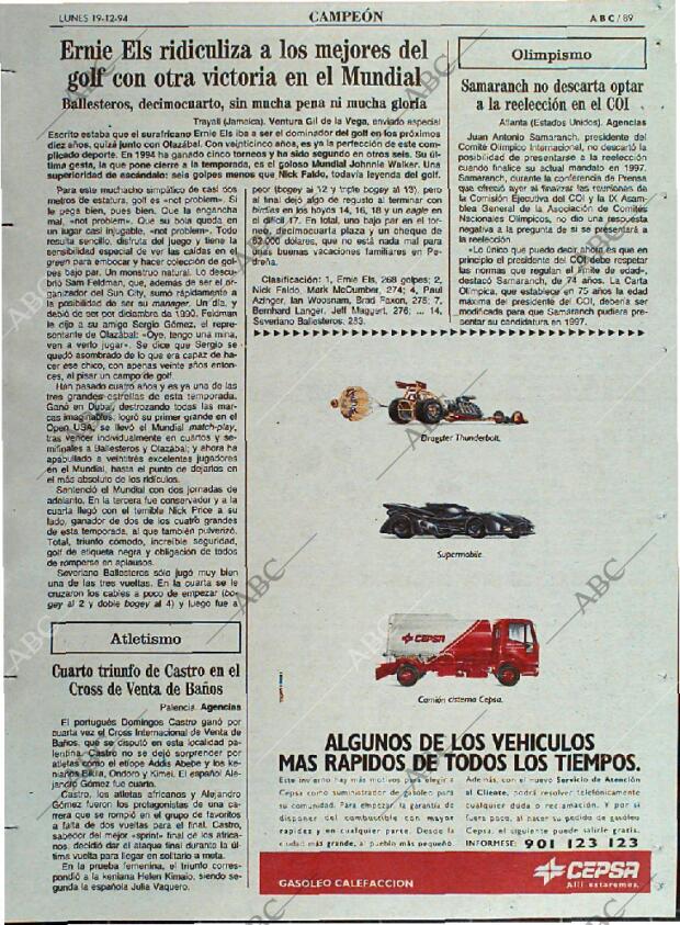 ABC MADRID 19-12-1994 página 89