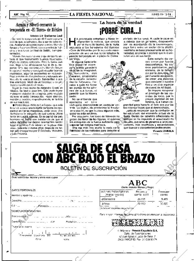 ABC MADRID 19-12-1994 página 96