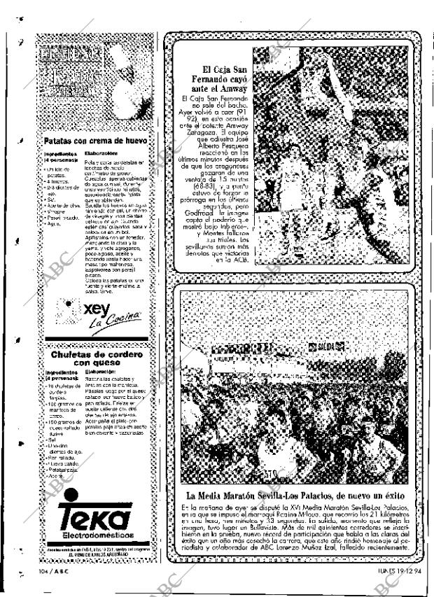 ABC SEVILLA 19-12-1994 página 104