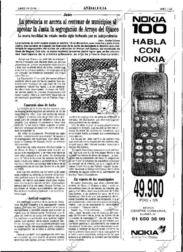 ABC SEVILLA 19-12-1994 página 43