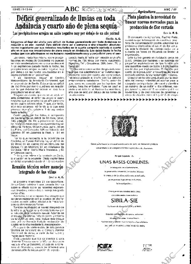 ABC SEVILLA 19-12-1994 página 69