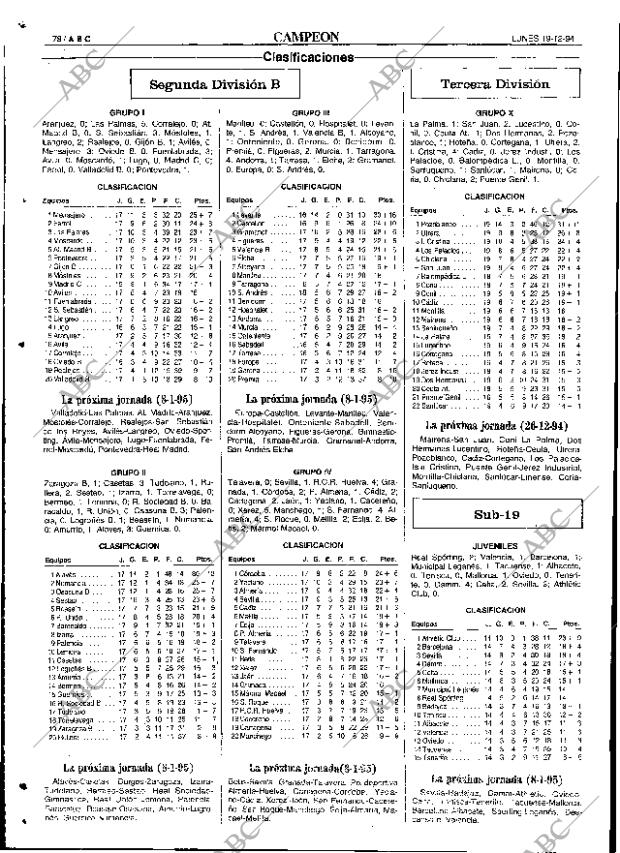 ABC SEVILLA 19-12-1994 página 78