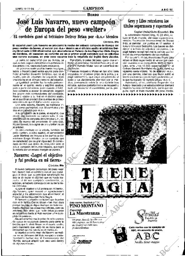 ABC SEVILLA 19-12-1994 página 85