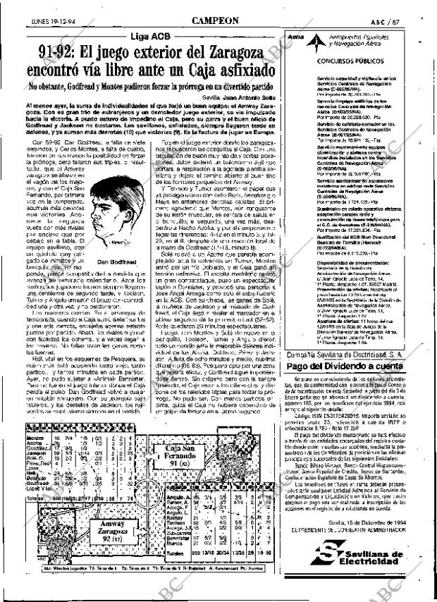 ABC SEVILLA 19-12-1994 página 87