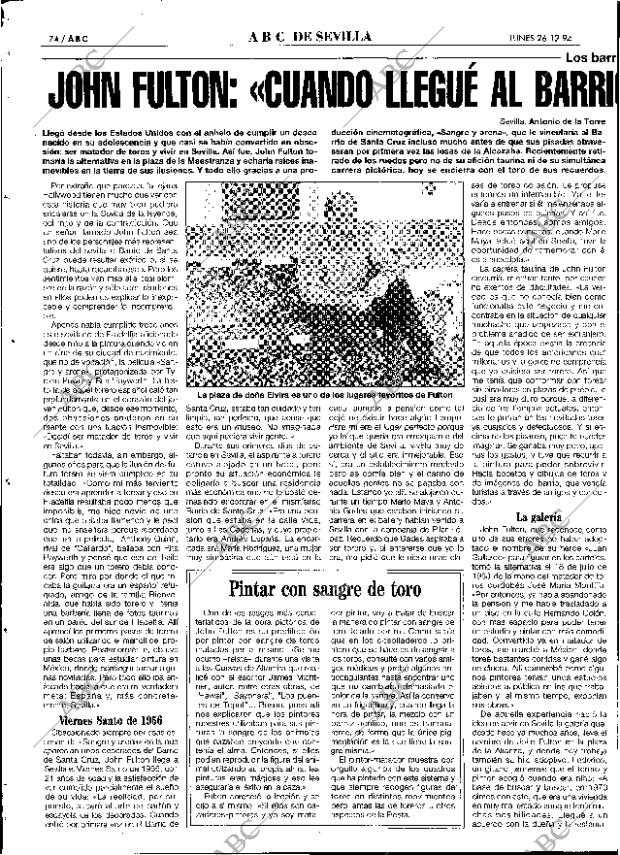 ABC SEVILLA 26-12-1994 página 74