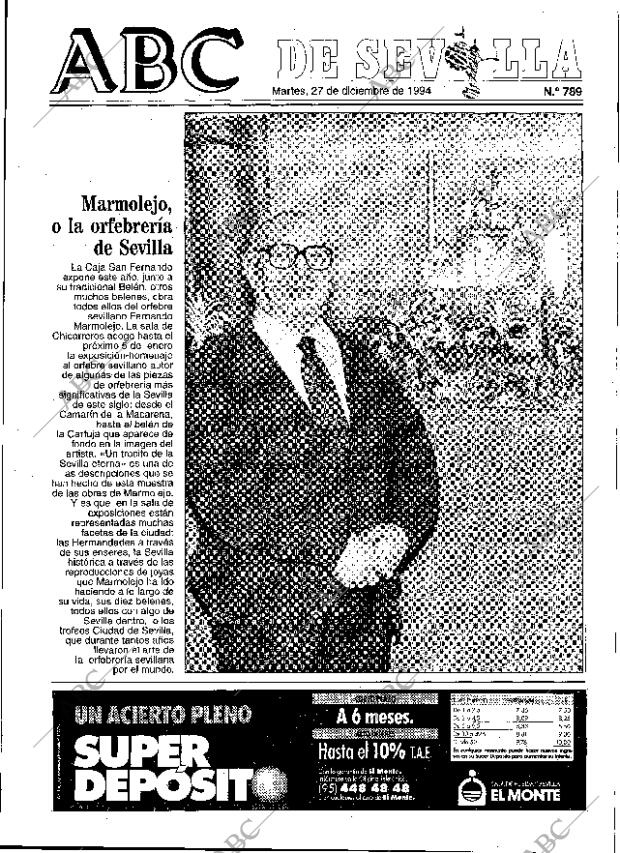 ABC SEVILLA 27-12-1994 página 45