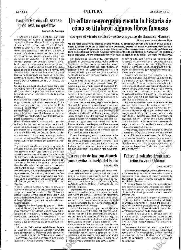 ABC SEVILLA 27-12-1994 página 66