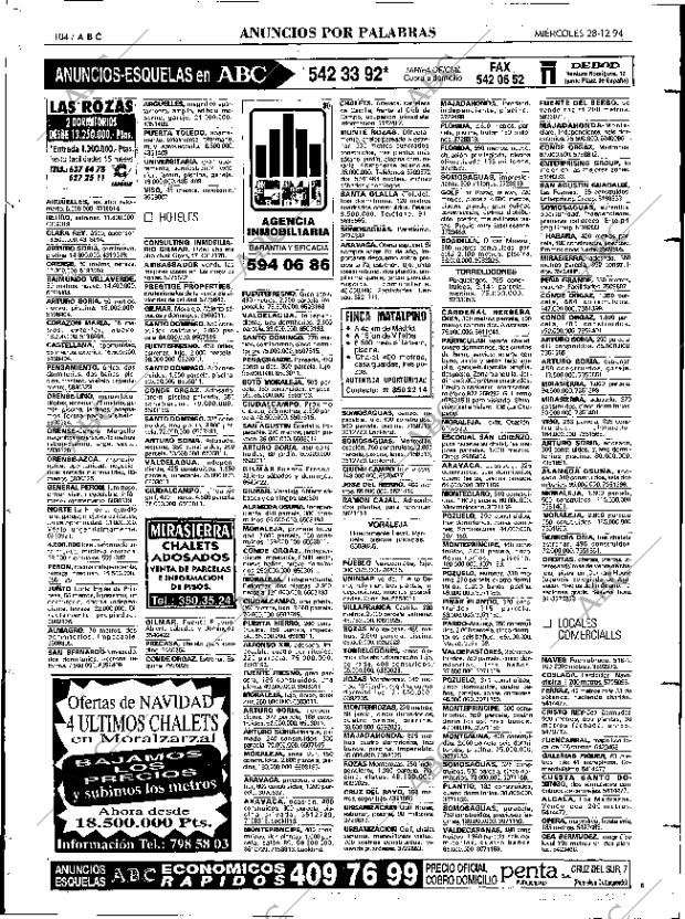 ABC MADRID 28-12-1994 página 104