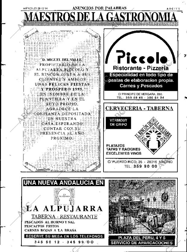 ABC MADRID 28-12-1994 página 115