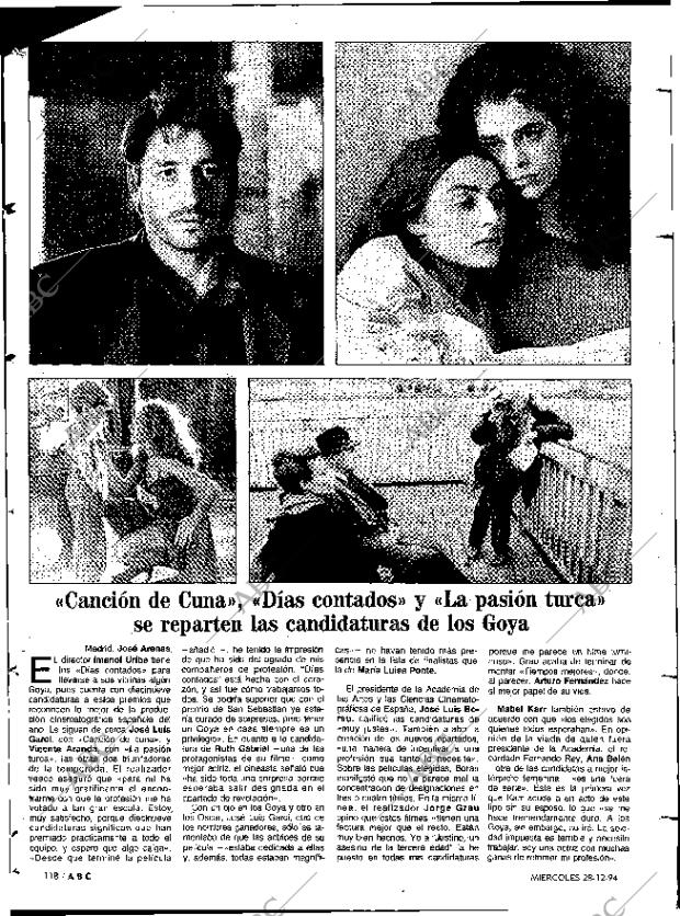 ABC MADRID 28-12-1994 página 118